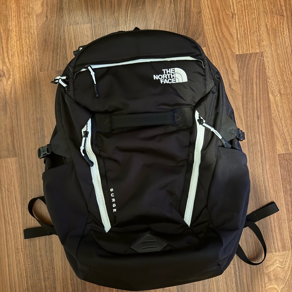 The North Face Black Backpack Surge womens fit